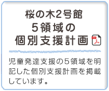 桜の木2号館 5領域の個別支援計画